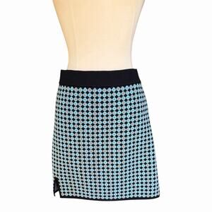Alexa Chung for Opening Ceremony Monogram Jacquard Mini Skirt Medium Geometric